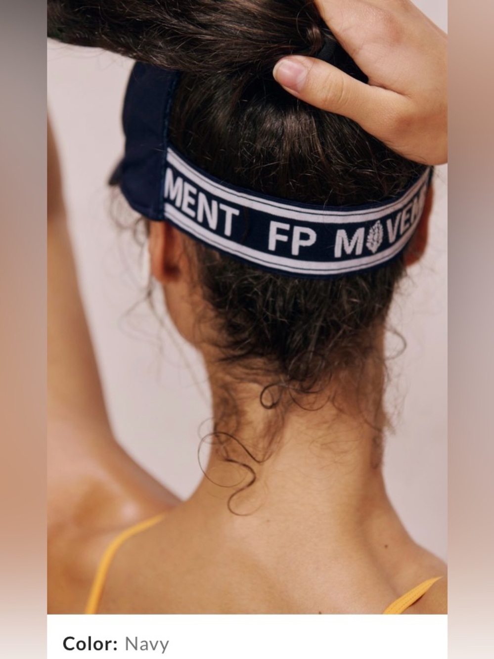 Free People Movement ~ Game Time Baseball Cap ~  Navy ~ * NWT - Picture 9 of 11